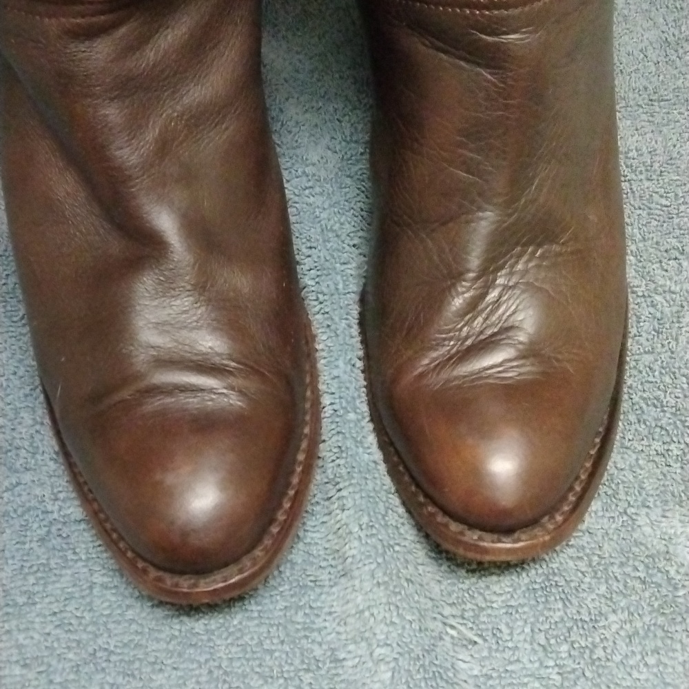 FRYE Vintage Boot made in Spain Slouch boot, Goodyear Welt. Campus sz 9 - Picture 2 of 13
